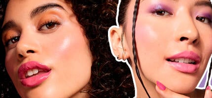 Maquillaje con brillos