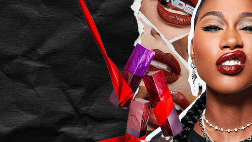 labial morado